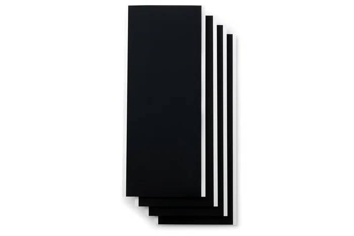 Cricut Joy Smart Label Writable etiquetas autoadhesivas permanentes, negro, vinilo, 330x140 mm, 4 piezas