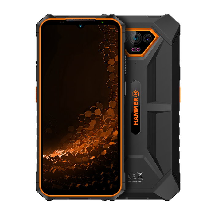 Hammer Iron V Ruggerizado, Smartphone Resistente IP68/IP69K/MIL-STD-810H, Pantalla 6.5" HD+, 6GB RAM + 6GB Virtual, 64GB Almacenamiento, Cámara 50MP, Batería 6320mAh Hammer Iron V Ruggerizado, Smartphone Resistente IP68/IP69K/MIL-STD-810H, Pantalla 6.5" HD+, 6GB RAM + 6GB Virtual, 64GB Almacenamiento, Cámara 50MP, Batería 6320mAh