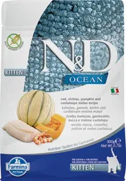 Farmina N&D Cat Kitten Ocean Bacalao y Calabaza Pienso para Gatos Bebés 300 gr