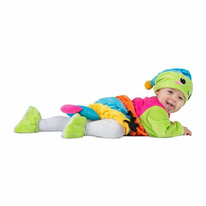 My Other Me Disfraz Gusanito Brillante con gorro con luz, talla 12-24 meses