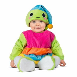 My Other Me Disfraz Gusanito Brillante con gorro con luz, talla 12-24 meses