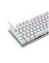 Newskill Teclado Gaming Serike TKL V2 Mecánico, Switches Intercambiables Hot-Swap, RGB, 88 Teclas Español, Blanco