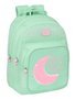 Safta Mochila doble adapt.carro reciclado BlackFit8 "Moon" 32x42x15 cm