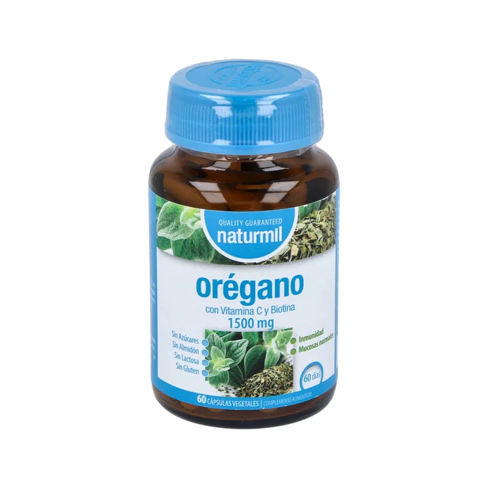 Dietmed Orégano 60 Cápsulas con Vitamina C y Biotina para el Sistema Inmunológico - Complemento Alimenticio Vegano Dietmed Orégano 60 Cápsulas con Vitamina C y Biotina para el Sistema Inmunológico - Complemento Alimenticio Vegano
