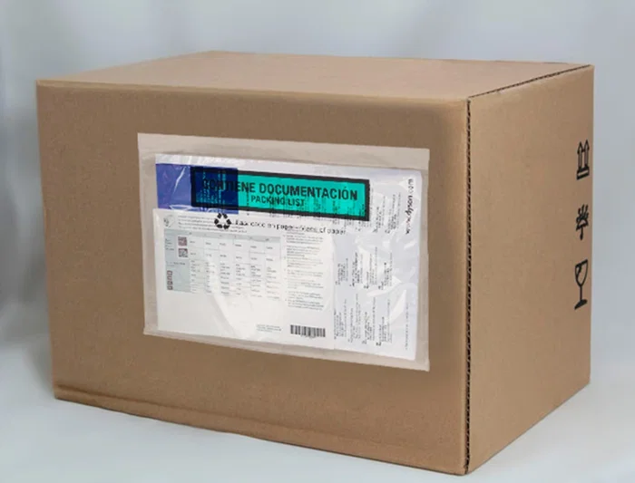 Q-connect Sobre Autoadhesivo Portadocumentos Multilingüe 240x180 mm sin Ventana Paquete de 100 Unidades