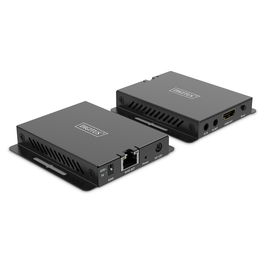Digitus Extensor HDMI CAT6/CAT6A/CAT7 4K/120Hz 40m Transmisor y Receptor AV Alámbrico Negro HDCP 2.3
