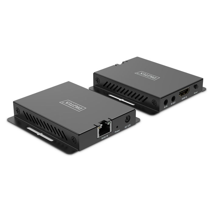 Digitus Extensor HDMI CAT6/CAT6A/CAT7 4K/120Hz 40m Transmisor y Receptor AV Alámbrico Negro HDCP 2.3
