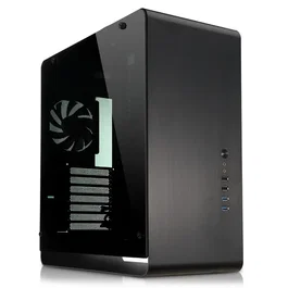 Jonsbo UMX4 Window Midi-Tower, Cristal Templado - Negro