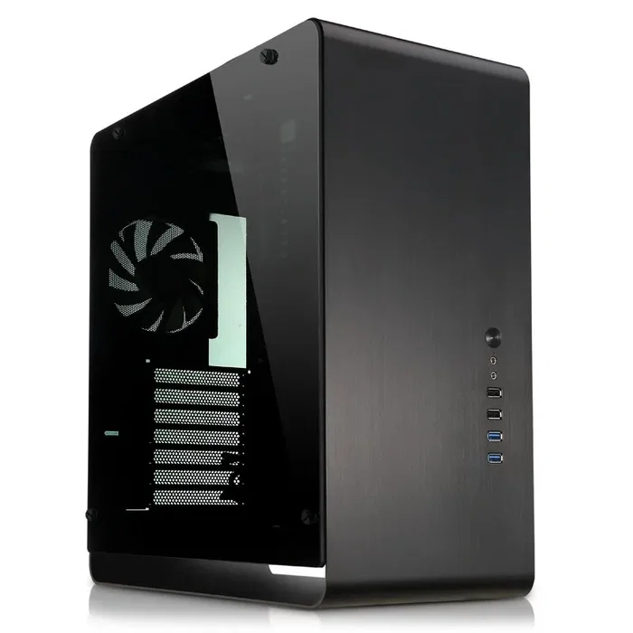 Jonsbo UMX4 Window Midi-Tower, Cristal Templado - Negro