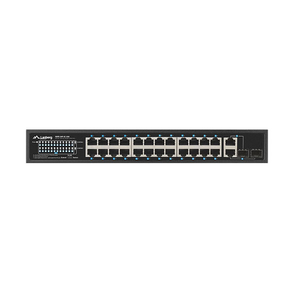 Lanberg RSFE-24P-2C-250 Switch Gigabit Ethernet No Administrado con 24 Puertos PoE+ y 2 Combo SFP Lanberg RSFE-24P-2C-250 Switch Gigabit Ethernet No Administrado con 24 Puertos PoE+ y 2 Combo SFP