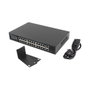 Lanberg RSFE-24P-2C-250 Switch Gigabit Ethernet No Administrado con 24 Puertos PoE+ y 2 Combo SFP