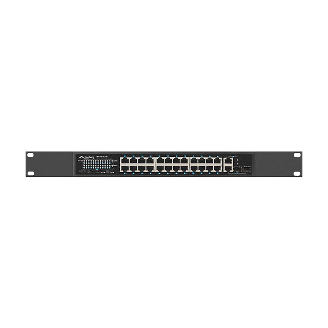Lanberg RSFE-24P-2C-250 Switch Gigabit Ethernet No Administrado con 24 Puertos PoE+ y 2 Combo SFP Lanberg RSFE-24P-2C-250 Switch Gigabit Ethernet No Administrado con 24 Puertos PoE+ y 2 Combo SFP