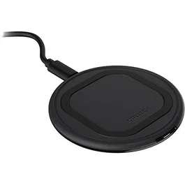 OtterBox Base de Carga Inalámbrica 10W con Adaptador de Pared 18W y Cable USB A a Micro USB - Negro