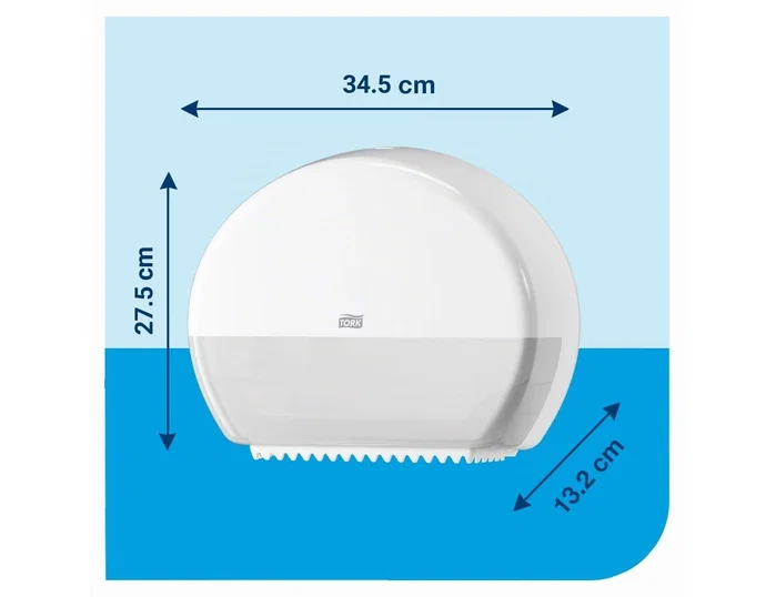 TORK Dispensador Mini Jumbo de Papel Higiénico Blanco