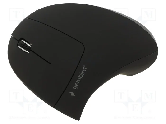 Gembird MUSW-ERGO-01 Ratón Ergonómico Inalámbrico Negro 6 Botones Gembird MUSW-ERGO-01 Ratón Ergonómico Inalámbrico Negro 6 Botones