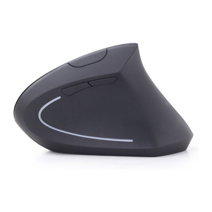 Gembird Ratón Ergonómico Inalámbrico Negro 6 Botones