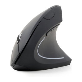 Gembird Ratón Ergonómico Inalámbrico Negro 6 Botones