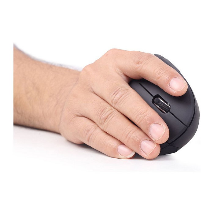 Gembird Ratón Ergonómico Inalámbrico Negro 6 Botones