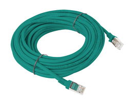 Lanberg Latiguillo RJ45 PCU5-10CC-1000-G, Cat.5e UTP (Unshielded), 10m, Conectores RJ-45 Macho, Cable CCA, PVC Verde