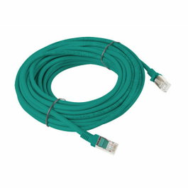 LANBERG Patch Cord Cat 5e U/UTP Verde 10m RJ45