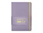 Antartik Cuaderno A5 Tapa Dura Hojas Puntos 100 Hojas 80gr FSC Morado y Amarillo