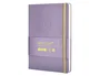 Antartik Cuaderno A5 Tapa Dura Hojas Puntos 100 Hojas 80gr FSC Morado y Amarillo