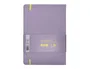 Antartik Cuaderno A5 Tapa Dura Hojas Puntos 100 Hojas 80gr FSC Morado y Amarillo