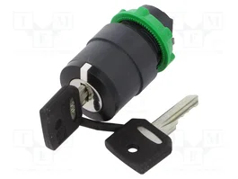 SCHNEIDER ELECTRIC Interruptor rotativo con llave Harmony XB5 22mm Negro