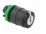 SCHNEIDER ELECTRIC Interruptor rotativo con llave Harmony XB5 22mm Negro