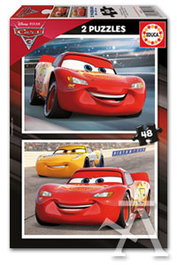 EDUCA BORRAS Cars 3, 2 puzzles de 48 piezas