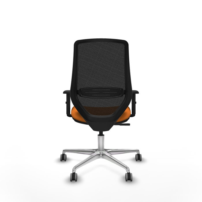 PIQUERAS Y CRESPO Silla de oficina Mardos Naranja y Negro
