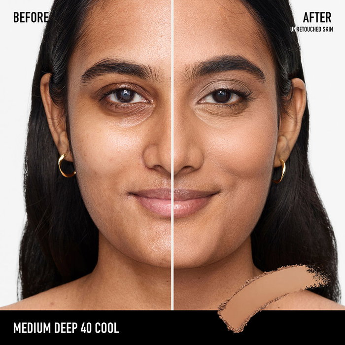 Bare Minerals BAREPRO 24HR Base de Maquillaje en Polvo Perfeccionadora de la Piel Acabado Mate, Cobertura Total, Larga Duración 24h, Tono #40-Cool, 8 gr