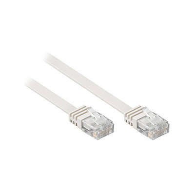 GoodConnections Cable de parche plano Categoría 6 RJ-45 de 5 m, gris (806U-F050G) GoodConnections Cable de parche plano Categoría 6 RJ-45 de 5 m, gris (806U-F050G)