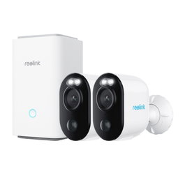 Reolink Hub 1 + 2x Argus Series B310 Cámaras de Vigilancia 4K con Batería