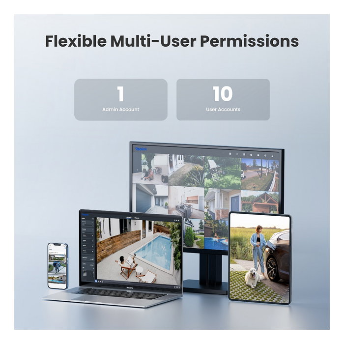 Reolink Hub 1 + 2x Argus Series B310 Cámaras de Exterior con Batería