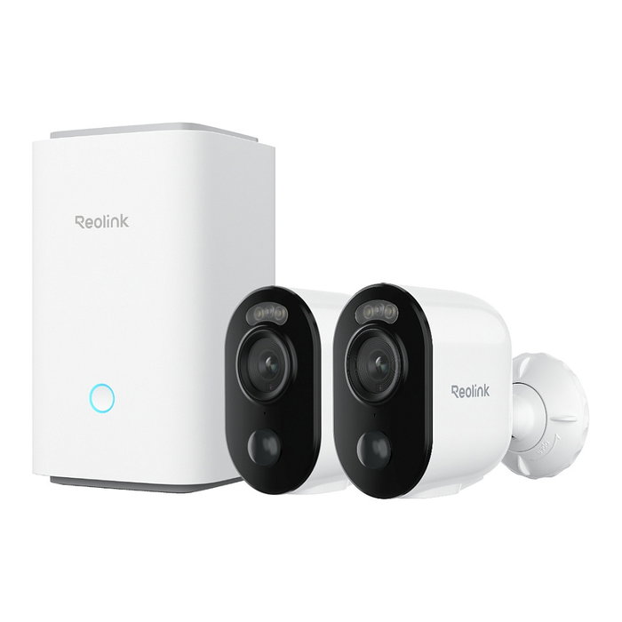 Reolink Hub 1 + 2x Argus Series B310 Cámaras de Exterior con Batería