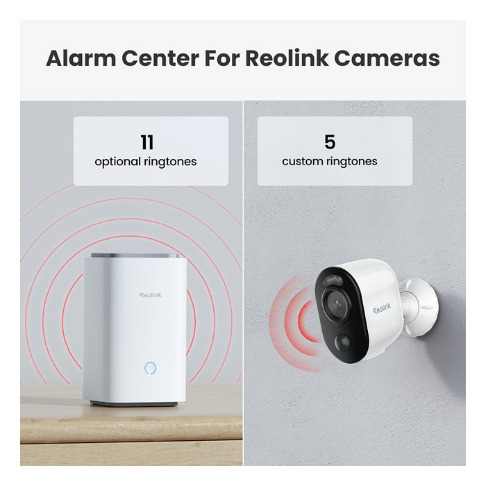 Reolink Hub 1 + 2x Argus Series B310 Cámaras de Exterior con Batería