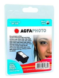 AgfaPhoto Cartucho de Tinta Negro HP339 Extra Life Ink