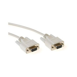 ACT Cable para impresora serial 9 pin D-sub hembra a 9 pin D-sub hembra 1,80 m de longitud