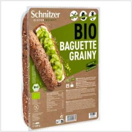 SCHNITZER Pan Baguette Semillas Grainy Bio 320Gr