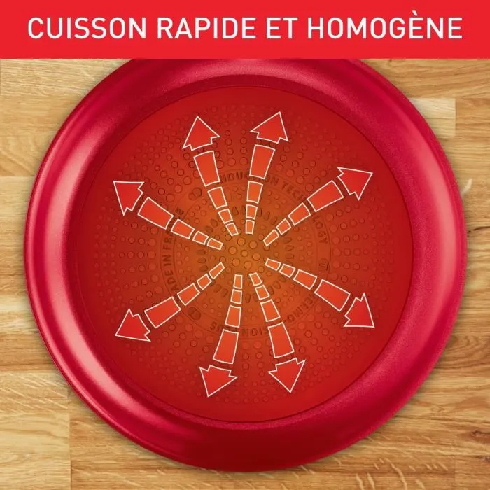 24 cm SAUTOWY TEFAL, inducción, no pendiente, cubierta de vidrio, ergonómico, hecho en Francia, experto diario C2893202