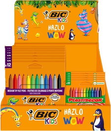 BIC EXP 24 PACK 12 PLASTIDECOR Y 12 ROTULADORES KID COULEUR