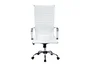 Equip 651017 Silla de Oficina y Ordenador, Respaldo Alto y Asiento Acolchado en Blanco, Ajuste de Altura y Respaldo, Ergonomica, Soporta 120 kg