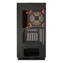 Cougar FV270 RGB Midi Torre Negro - Caja PC Gaming con Cristal Templado Curvado, 4 Ventiladores RGB, Compatible E-ATX y GPU 420mm, Gestión de Cables