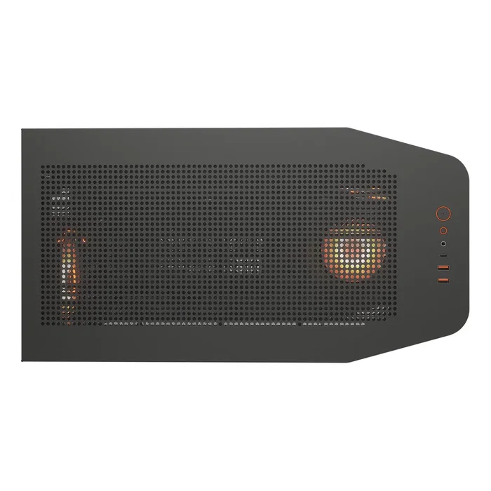 Cougar FV270 RGB Midi Torre Negro - Caja PC Gaming con Cristal Templado Curvado, 4 Ventiladores RGB, Compatible E-ATX y GPU 420mm, Gestión de Cables