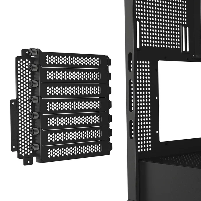 Cougar FV270 RGB Midi Torre Negro - Caja PC Gaming con Cristal Templado Curvado, 4 Ventiladores RGB, Compatible E-ATX y GPU 420mm, Gestión de Cables