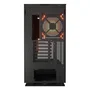 Cougar FV270 RGB Midi Torre Negro - Caja PC Gaming con Cristal Templado Curvado, 4 Ventiladores RGB, Compatible E-ATX y GPU 420mm, Gestión de Cables