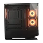 Cougar FV270 RGB Midi Torre Negro - Caja PC Gaming con Cristal Templado Curvado, 4 Ventiladores RGB, Compatible E-ATX y GPU 420mm, Gestión de Cables