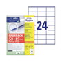 AVERY Zweckform Etiketten 6602 blanco 70,0 x 36,0 mm
