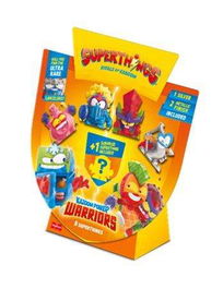Magic Box Figura Superthings Kazoom Power Warriors Pack 5 Unidades, 1 Plateado y 2 Metálicos, Modelos Surtidos